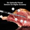 ThermoMaven Smart Bluetooth Wireless Meat Thermometer: Standalone Base, WiFi Unlimited Range, 6 Sensors with NIST Certified Accuracy, 4 Probes for Kitchen, BBQ, Grill, Oven, Smoker, Rotisserie