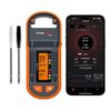ThermoPro TempSpike Plus 600ft Wireless Meat Thermometer with 2 Color-Coded Probes, Bluetooth Meat Thermometer Wireless with LCD-Enhanced Booster for Food Cooking Grill Smoker