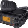 Uniden UM385BK 25 Watt Fixed Mount Marine VHF Radio, Waterproof, Noaa Weather Alert, All USA/Intl/Canadian Marine Channels