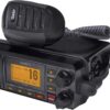 Uniden UM385BK 25 Watt Fixed Mount Marine VHF Radio, Waterproof, Noaa Weather Alert, All USA/Intl/Canadian Marine Channels