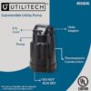 Utilitech 148001 1/6-HP 115 -Volt 25-Gallon Thermoplastic Submersible utility pump