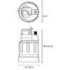 Utilitech 148001 1/6-HP 115 -Volt 25-Gallon Thermoplastic Submersible utility pump