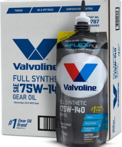 Valvoline Flexfill SAE 75W-140 Full Synthetic Gear Oil 1 QT, Case of 4