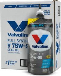 Valvoline Flexfill SAE 75W-90 Full Synthetic Gear Oil 1 QT, Case of 4