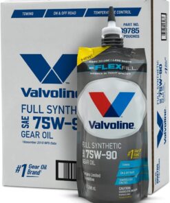 Valvoline Flexfill SAE 75W-90 Full Synthetic Gear Oil 1 QT, Case of 4