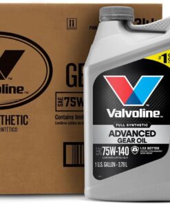 Valvoline SynPower SAE 75W-140 Full Synthetic Gear Oil 1 GA, Case of 3