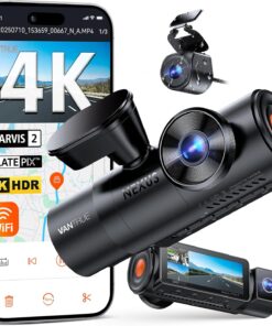 Vantrue N4 Pro S 4K 3 Channel Dash Cam w Triple STARVIS 2, 4K+1080P+2.5K Front Inside Rear Dash Camera, 4+2.5K Dual Channel, HDR IR Night Vision, Voice Control, Parking Mode, GPS, Wi-Fi, Support 1TB