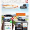 Vantrue N4 Pro S 4K 3 Channel Dash Cam w/Triple STARVIS 2, 4K+1080P+2.5K Front Inside Rear Dash Camera, 4+2.5K Dual Channel, HDR IR Night Vision, Voice Control, Parking Mode, GPS, Wi-Fi, Support 1TB