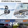 Vantrue N4 Pro S 4K 3 Channel Dash Cam w/Triple STARVIS 2, 4K+1080P+2.5K Front Inside Rear Dash Camera, 4+2.5K Dual Channel, HDR IR Night Vision, Voice Control, Parking Mode, GPS, Wi-Fi, Support 1TB