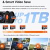 Vantrue N4 Pro S 4K 3 Channel Dash Cam w/Triple STARVIS 2, 4K+1080P+2.5K Front Inside Rear Dash Camera, 4+2.5K Dual Channel, HDR IR Night Vision, Voice Control, Parking Mode, GPS, Wi-Fi, Support 1TB