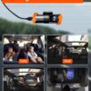 Vantrue N5 4 Channel WiFi 360° All Sides Dash Cam, STARVIS 2, IR Night Vision, 2.7K+1080P*3 Front Rear Inside Dashcam, Voice Control, GPS, 24 Hours Buffered Parking Mode Dash Camera, 512GB Max (N5)