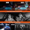 Vantrue N5 4 Channel WiFi 360° All Sides Dash Cam, STARVIS 2, IR Night Vision, 2.7K+1080P*3 Front Rear Inside Dashcam, Voice Control, GPS, 24 Hours Buffered Parking Mode Dash Camera, 512GB Max (N5)