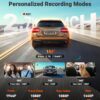 Vantrue N5S 4 Channel 360 Degree 2.7K Dash Cam, 4CH STARVIS 2 Night Vision, 2.7K+1080P*2+1440P Front Rear Inside Dashcam, 24/7 Buffered Parking Mode, WiFi, Voice Control, Dual GPS, Support 1TB Max