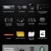 Vantrue N5S 4 Channel 360 Degree 2.7K Dash Cam, 4CH STARVIS 2 Night Vision, 2.7K+1080P*2+1440P Front Rear Inside Dashcam, 24/7 Buffered Parking Mode, WiFi, Voice Control, Dual GPS, Support 1TB Max