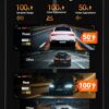 Vantrue N5S 4 Channel 360 Degree 2.7K Dash Cam, 4CH STARVIS 2 Night Vision, 2.7K+1080P*2+1440P Front Rear Inside Dashcam, 24/7 Buffered Parking Mode, WiFi, Voice Control, Dual GPS, Support 1TB Max