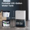 Waykar 120 Pints 2025 Energy Star Home Dehumidifier for Spaces up to 6,000 Sq. Ft, Ideal for Basement, Bathroom and Large Room with Drain Hose, Portable, Auto Defrost and Self-Drying