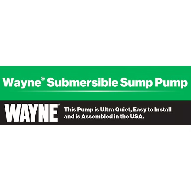 Wayne 57628-WYN1 1/3-HP 120 -Volt 76-Gallon Stainless steel Submersible sump pump Wayne 57628-WYN1 1/3-HP 120 -Volt 76-Gallon Stainless steel Submersible sump pump - Image 2