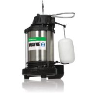 Wayne 57628-WYN1 1/3-HP 120 -Volt 76-Gallon Stainless steel Submersible sump pump