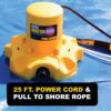 Wayne WaterBUG Automatic Pool Cover Pump – Freeze-Protected Submersible Water Pump for Winter Pool Covers, 1,900 GPH, Above Ground & In-Ground Pools, 25 ft Cord Wayne WaterBUG Automatic Pool Cover Pump – Freeze-Protected Submersible Water Pump for Winter Pool Covers, 1,900 GPH, Above Ground & In-Ground Pools, 25 ft Cord
