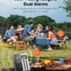Wireless Meat Thermometer with App Control, 600FT Bluetooth Range, Dual Probes & 6 Sensors, 0.5S Instant Read, LCD Display, IP67 Waterproof Real-Time Monitoring & Smart Alerts for BBQ, Grill, Oven Wireless Meat Thermometer with App Control, 600FT Bluetooth Range, Dual Probes & 6 Sensors, 0.5S Instant Read, LCD Display, IP67 Waterproof Real-Time Monitoring & Smart Alerts for BBQ, Grill, Oven