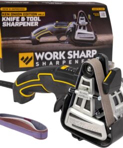 Work Sharp Ken Onion Knife Sharpener Tool - Adjustable Knife Sharpening System - For Knives, Scissors, Serrated Blades, & Tools
