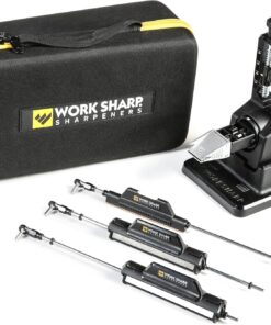 Work Sharp Precision Adjust Elite Knife Sharpener - Adjustable Knife Sharpening System - For Hunting, Serrated & Kitchen Knives