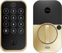 Yale Assure Lock 2 Deadbolt, Lifetime Brass Key-Free Smart Lock with Bluetooth Connected Touchscreen Keypad for Code Entry (No Wi-Fi), YRD420-BLE-P05