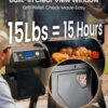 Z GRILLS Wood Pellet Grill Smoker with PID 3.0 Controller, 459 SQ.IN, 450°F Max Temperature, 8 in-1 BBQ Grill, LCD Screen, Meat Probes, Rain Cover, Backyard Camping Bake and Roast, 450E