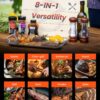Z GRILLS ZPG-550B2 Wood Pellet Grill & Smoker with PID 3.0 Controller, 553 sq in Cooking Area, Meat Probe, Hopper Cleanout, 8 in 1 BBQ Grill Outdoor Auto Temperature Control, Black