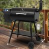 Z GRILLS ZPG-550B2 Wood Pellet Grill & Smoker with PID 3.0 Controller, 553 sq in Cooking Area, Meat Probe, Hopper Cleanout, 8 in 1 BBQ Grill Outdoor Auto Temperature Control, Black