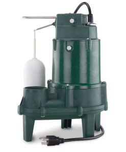 Zoeller 1263-0001 1/2-HP 115 -Volt 103-Gallon Cast iron Sewage sump pump