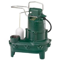 Zoeller 264-0001 115 and 230 -Volt 90-Gallon Cast iron Sewage sump pump