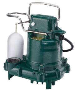 Zoeller 53-0001 1/3-HP 115 -Volt 43-Gallon Cast iron Submersible sump pump