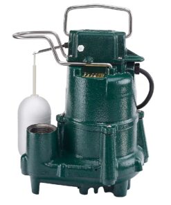 Zoeller 98-0001 1/2-HP 115 -Volt 72-Gallon Cast iron Submersible sump pump
