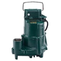 Zoeller 98-0002 1/2-HP 115 and 230 -Volt 72 Cast iron Submersible sump pump