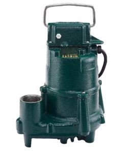 Zoeller 98-0002 1/2-HP 115 and 230 -Volt 72 Cast iron Submersible sump pump