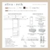 allen + roth Hartford Reach-in Tower system Java Ventilated Shelving Wood Closet System