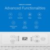 hOmeLabs Dehumidifier - Advanced Humidity & Moisture Control, Quiet, Efficient, Auto Shut-off, Ideal for Home, Basement, Office - 3,500 Sq Ft Wi-Fi (25 Pint MAX 64 Pint at 95°F, 90% RH)