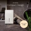 hOmeLabs Dehumidifier - Advanced Humidity & Moisture Control, Quiet, Efficient, Auto Shut-off, Ideal for Home, Basement, Office - 3,500 Sq Ft Wi-Fi (25 Pint MAX 64 Pint at 95°F, 90% RH)
