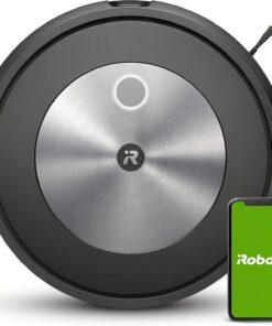 iRobot Roomba j7 (7150) Wi-Fi Connected Robot Vacuum - Identifies and avoids Obstacles Like pet Waste & Cords, Smart Mapping, Works with Alexa, Ideal for Pet Hair, Carpets, Hard Floors, Roomba J7