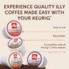 illy Coffee K Cup, Pods for Keurig Machines, Classico, Intenso, Brasile & Colombia Single Origin Medium Roasts, 100% Arabica, Premium Italian Coffee, 10 Count, 6 Variety Pack