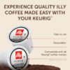 illy Coffee K Cup, Pods for Keurig Machines, Forte Dark Roast, 100% Arabica, Premium Italian Coffee, 10 Count, 6 Pack