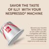 illy Espresso Compatible Capsules, Coffee Pods for Nespresso Original Line Machine, Classico Lungo Medium Roast, 100% Arabica, Premium Italian Coffee, Single Serve, 10 Count, 5 Pack