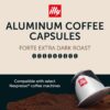 illy Espresso Compatible Capsules, Coffee Pods for Nespresso Original Line Machine, Forte Dark Roast, 100% Arabica, Premium Italian Coffee, Single Serve, 10 Count, 10 Pack
