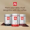 illy Ground Drip Coffee, Intenso Dark Roast, 100% Arabica, Premium Italian Coffee, Pre-Ground for Drip Brewers, 8.8oz, 6 Pack