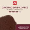 illy Ground Drip Coffee, Intenso Dark Roast, 100% Arabica, Premium Italian Coffee, Pre-Ground for Drip Brewers, 8.8oz, 6 Pack