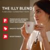 illy Instant Coffee, Intenso Dark Roast, 100% Arabica, Premium Italian Coffee, 3.3oz, 6 Pack