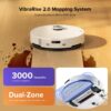 roborock Q10 S5 Robot Vacuum and Mop Cleaner, 10000Pa HyperForce Suction, Dual Anti-Tangle System, Auto-Lifting Mop, ReactiveTech Obstacle Avoidance, App Control, for Pet Hair and Carpet, White