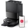 roborock Qrevo Slim Robot Vacuum and Mop Combo, 8.2cm Ultra-Slim, 3D Sensing Tech, Advanced Obstacle Recognition, Powerful Suction, FlexiArm Side Brush & Mop, Auto Mop Washing & Drying, Self-Emptying