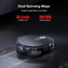 roborock Qrevo Slim Robot Vacuum and Mop Combo, 8.2cm Ultra-Slim, 3D Sensing Tech, Advanced Obstacle Recognition, Powerful Suction, FlexiArm Side Brush & Mop, Auto Mop Washing & Drying, Self-Emptying